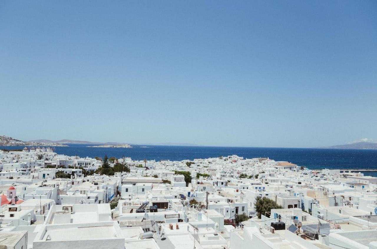 Mykonos TownCentral Local Living In Mykonos, Main Townアパートメント エクステリア 写真