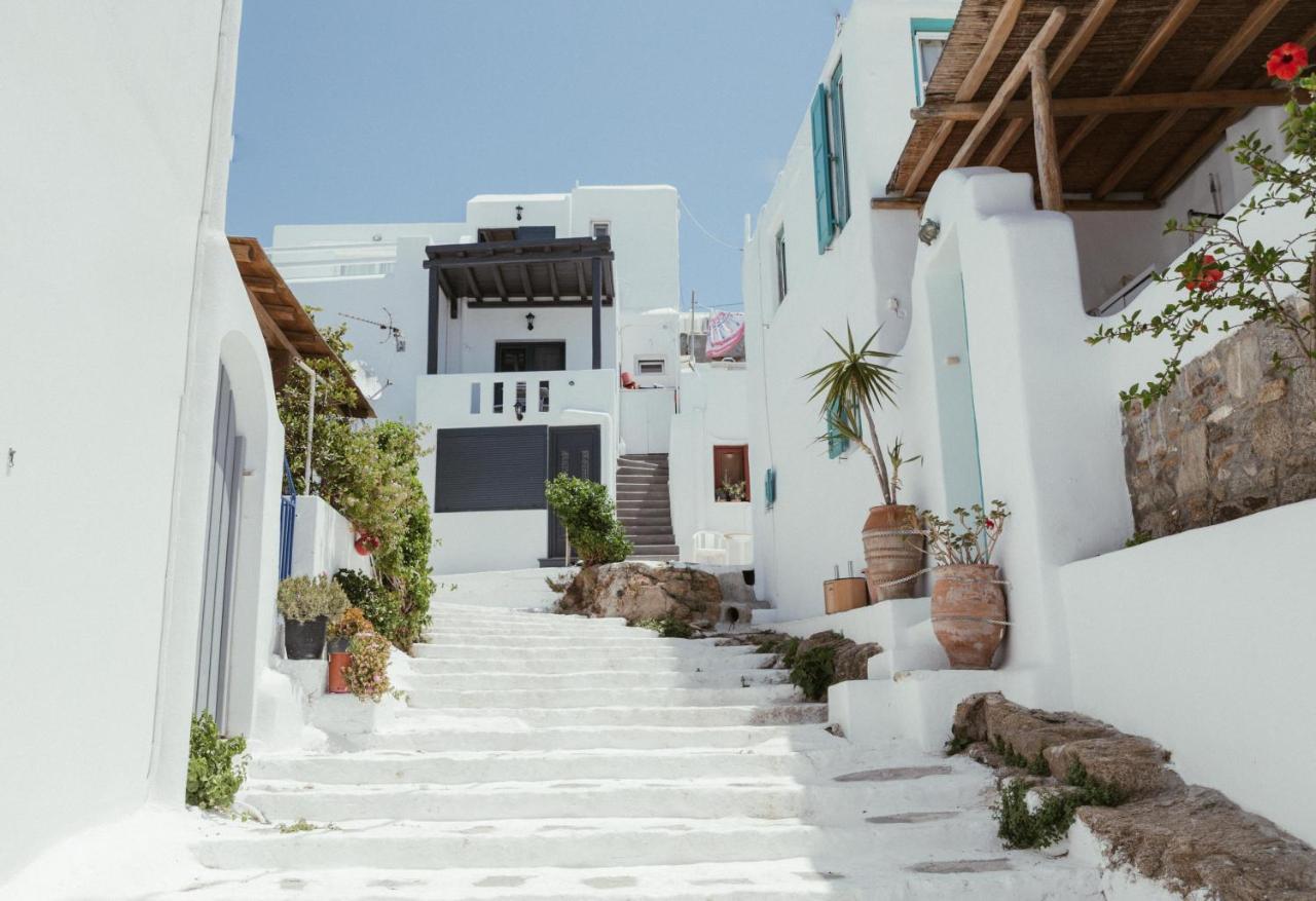 Mykonos TownCentral Local Living In Mykonos, Main Townアパートメント エクステリア 写真